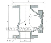 Wafer lift check valve constructral diagram(pic1)